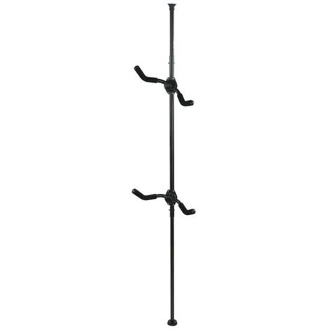Mottez – Range 2 vélos sol/plafond B137P – Dimensions réglables 2m à 2,75m – Tube acier 20/25mm – Installation sans visserie