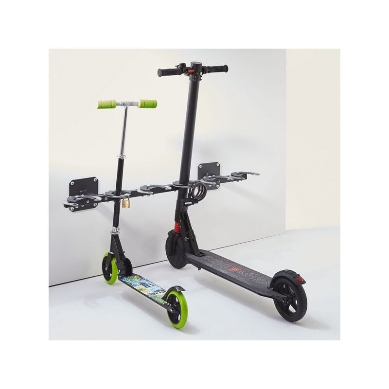 Range 6 trottinettes mural