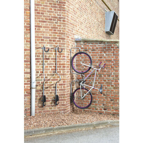Range vélo mural en forme d'étoile pour offrir un espace garage à
