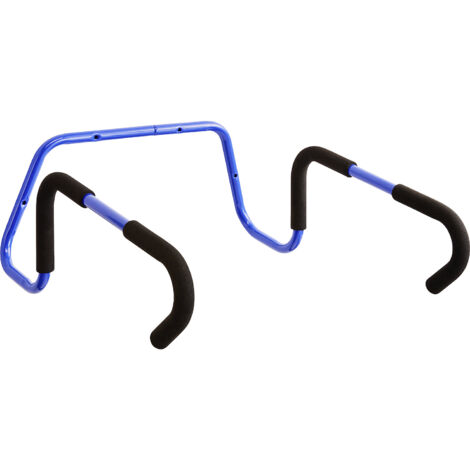 Mottez, Support mural pour sac-poubelle, jusqu'à 400 l, bleu