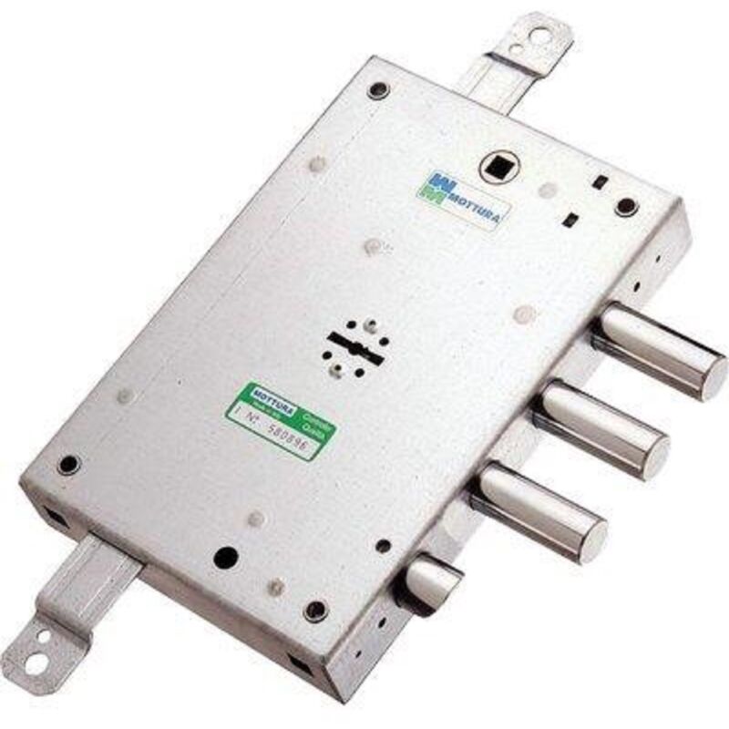 Serrure Mottura serrure triple demi-tour pour porte blindee -52.571/37SX