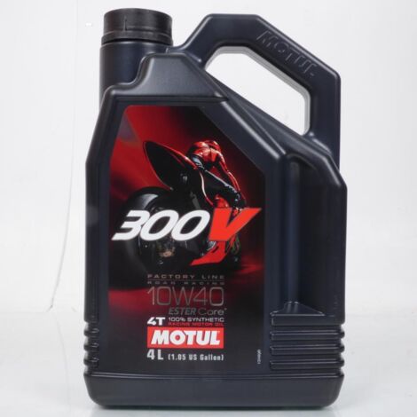 motul 10w40 100% sintético 300v aceite de línea de fábrica para