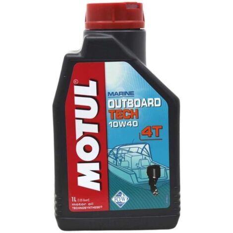 MOTUL ACEITE NAUTICO 4T OUTBOARD TECH 10W40 (BOTELLA 1KG.