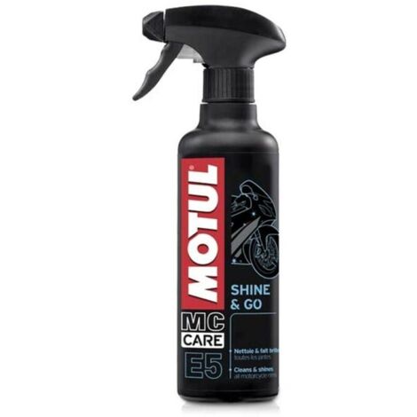 MOTUL E5 SHINE & GO Entretien des plastiques, nettoyage, protection de la peinture