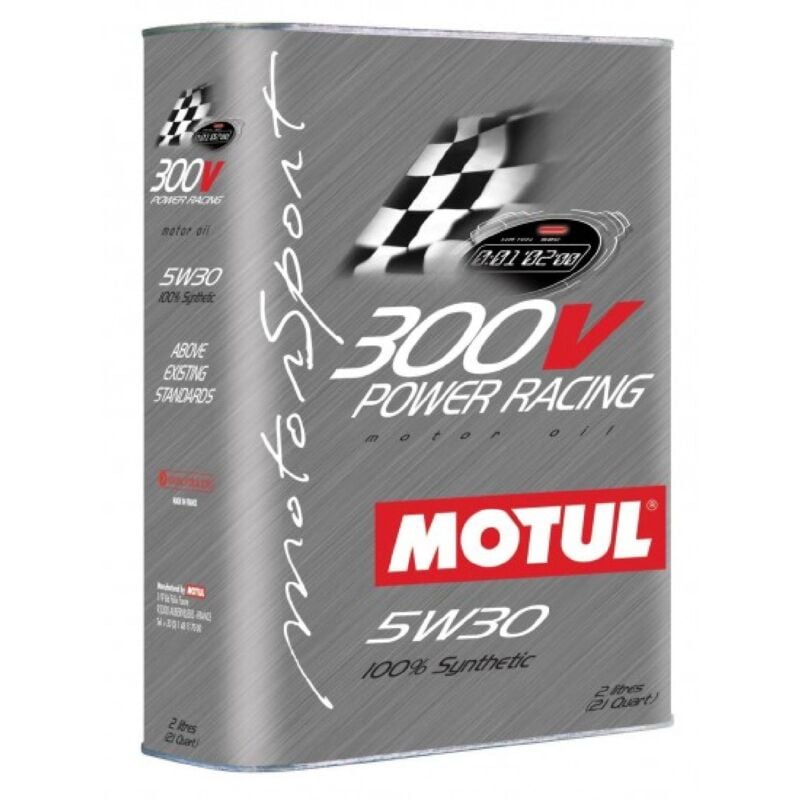 Motul - Huile moteur 300V Power racing - 5W30 - 2 Litres