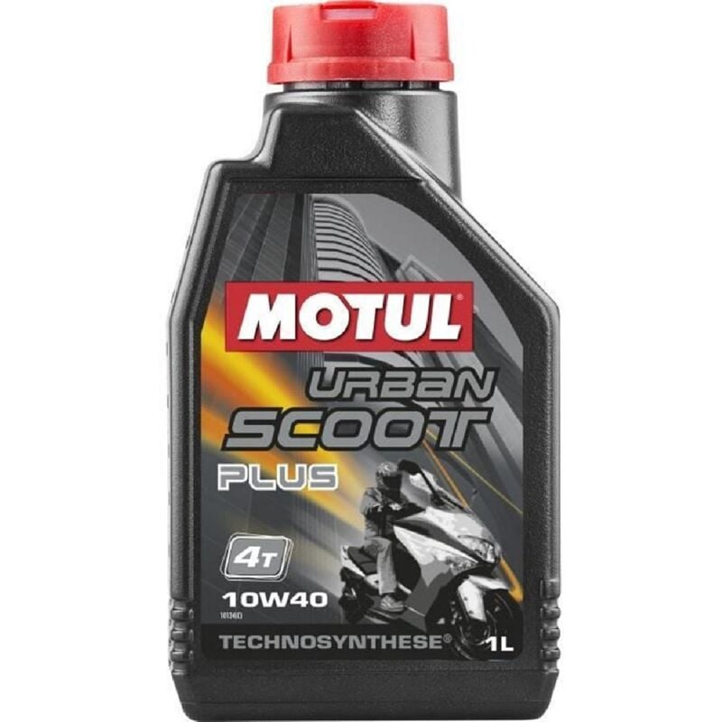 Motul - 4x Huile Urban Scoot 4T Plus 10W40 bidon de 1 Litre
