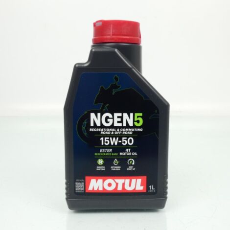 Motul NGEN 5 15W50 Motorrad-Öl 1L für Straßenmotorräder