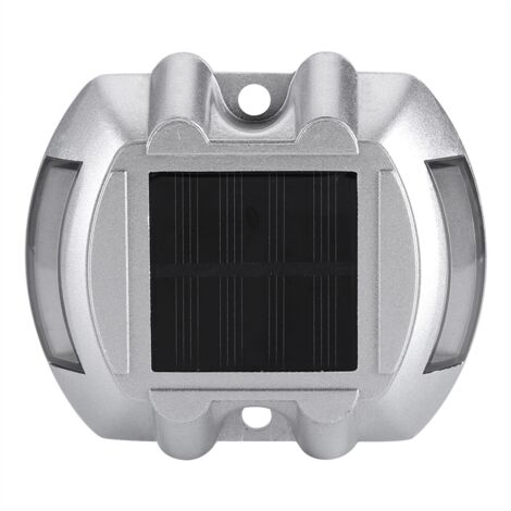 Moulage de l'énergie solaire en aluminium étanche 6 LED lampe extérieure route allée voie vert clair