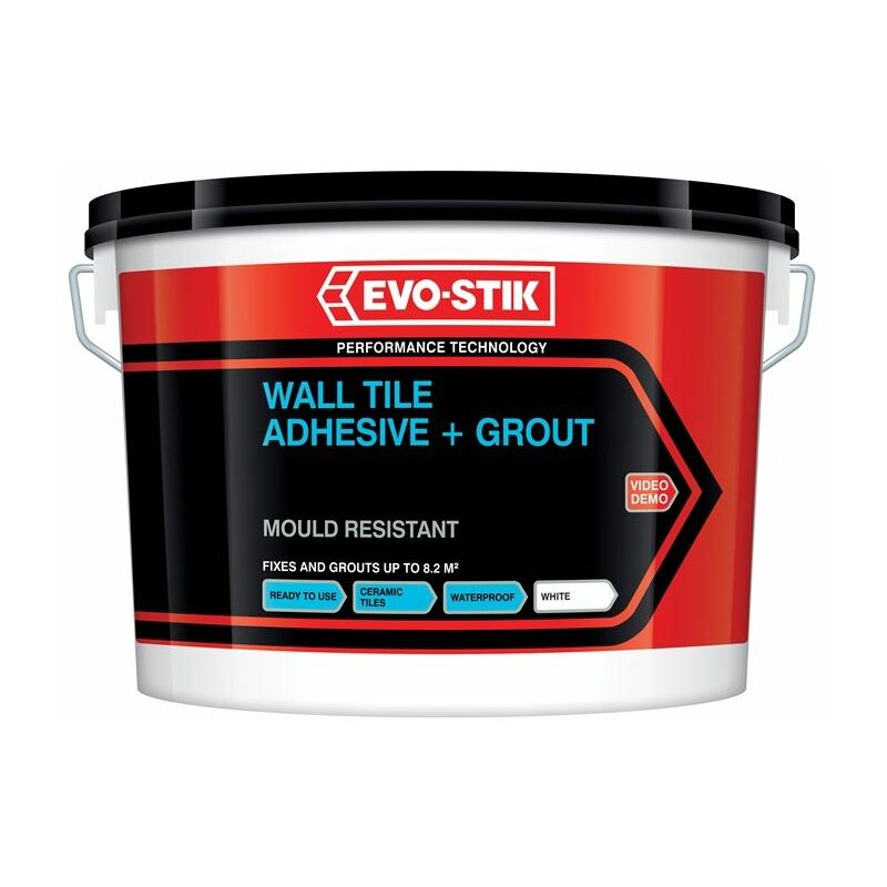 Mould Resistant Wall Tile Adhesive & Grout 5 Litre EVO416536