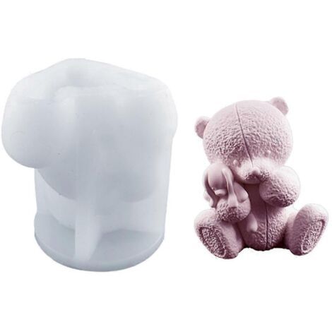 Moule à bougie cylindrique en silicone pour fabrication artisanale de bougies 3D, bougie d'aromathérapie.