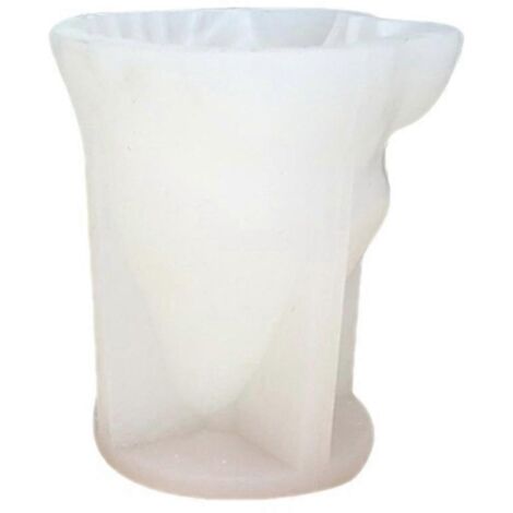 Moule à bougie nain gnome de Noël pour décorations en plâtre et fondant à faire soi-même