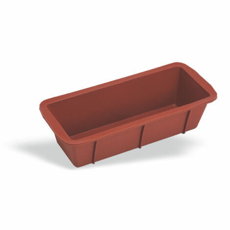 Moule à Cake en Silicone Rouge L 24 à 26 cm - Pujadas