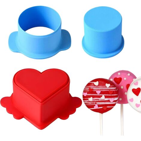 Moule à Cake Rond - Coupeur de Cake Pop - Pousseur et Moule de Fabrication