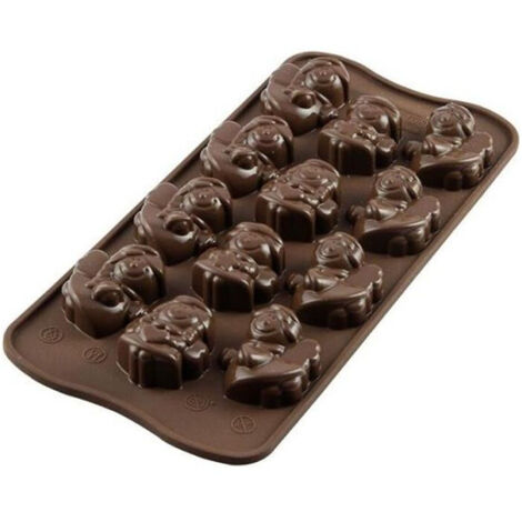 Moule à chocolats - Anges de Noël Silikomart