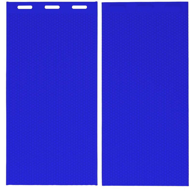 Eosnow - Moule à cire d'abeille en Silicone, 5.4mm, 2 pièces, presse à base de cire d'abeille, fournitures pour apiculture, 44x28cm, bleu foncé