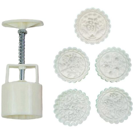 Moule à gâteau de lune en plastique 125 g, emporte-pièce en forme de fleur, accessoire de pâtisserie à faire soi-même