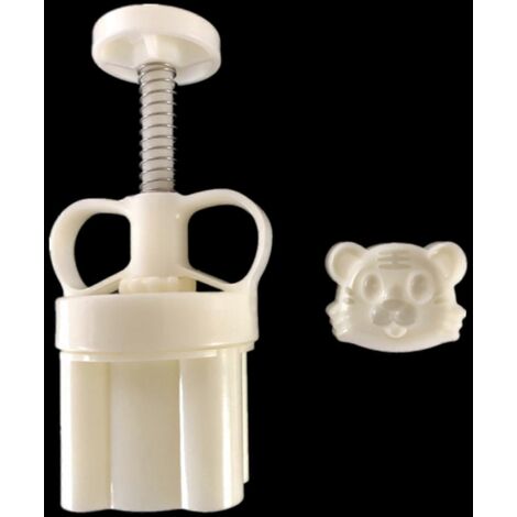 Moule à gâteau de lune Tiger Cookie Stamp (50 g), épaisseur réglable, presse manuelle, accessoires pour la Fête de la Mi-Automne