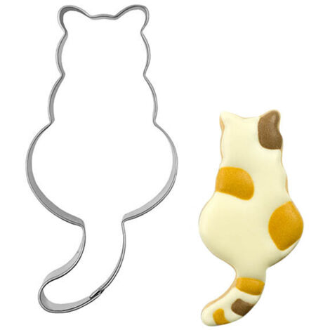 Moule à Gâteau en Forme de Chat Mignon pour Pâtisserie et Décoration