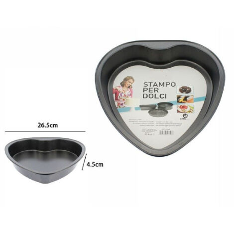 Moule à Gâteau En Forme De Coeur Moule Antiadhésif Cuisine 26,5cm 59948