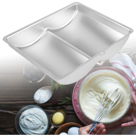 Moule à gâteau en forme de livre en alliage d'aluminium antiadhésif - Accessoire de pâtisserie et outil de décoration DIY