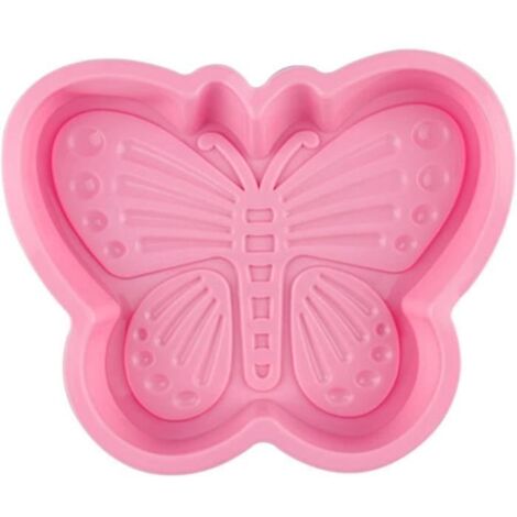 Moule à gâteau - Noname - Papillon - Silicone - Rose - Antiadhésif
