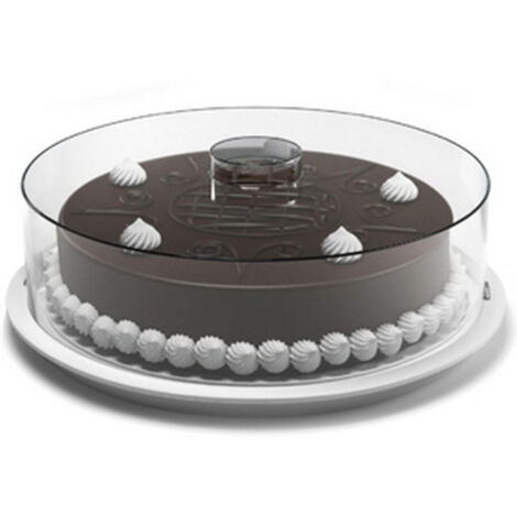 Moule à Gâteau Récipient En Plastique Couvercle élévateur Funge 29cm H 9cm Assiette De Transport