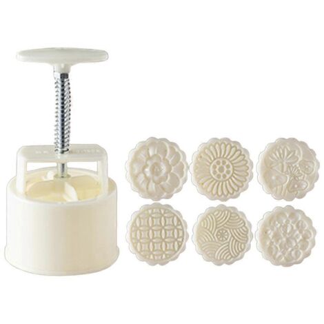 Moule à gâteaux de lune décoré de fleurs, motif moderne, bombes de bain, cadeau durable