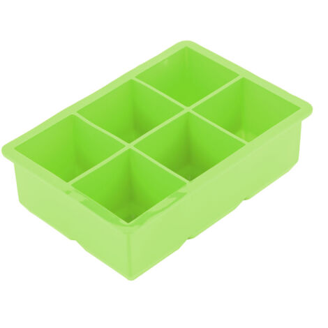 Moule à Glaçons en Silicone 6 Cavités pour Chocolat et Bonbons - Accessoire de Cuisine Vert