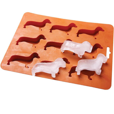 Moule à glaçons en silicone orange dimension 22016018mm pour glaçons propres et faciles à extraire