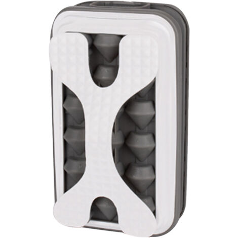 Moule à Glaçons Silicone Portable Noir avec Couvercle pour Maison