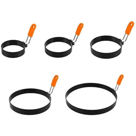 Moule à œufs de qualité supérieure, 5 pièces, 8,9 cm (3,5 pouces), antiadhésif.