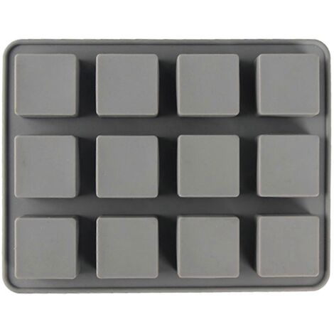 Moule à pâtisserie en forme de cube carré pour pâte polymère DIY et fondant