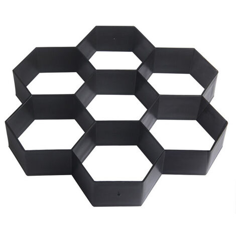 Moule à Pavé Béton 29 x 29 cm pour Chemin Terrasse Allée Patio Jardin DIY Moule Route Pierre