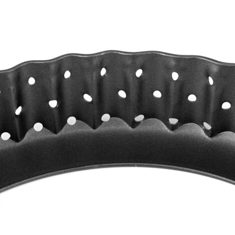 Moule à Pizza en Acier au Carbone Antiadhésif - Ustensile de Cuisine pour Four (Diamètre 12 cm)