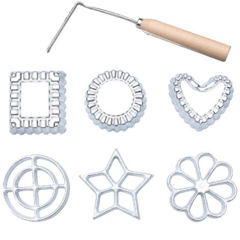 Moule à Rosette Détachable en Alliage d'Aluminium avec Poignée Amovible
