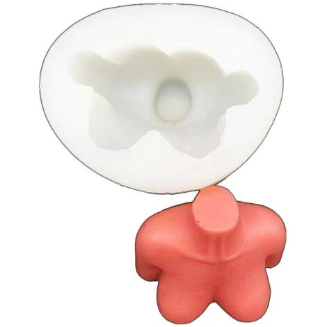 Moule à Savon en Argile Décoratif pour Gâteau Fait Main, Forme de Corps Féminin
