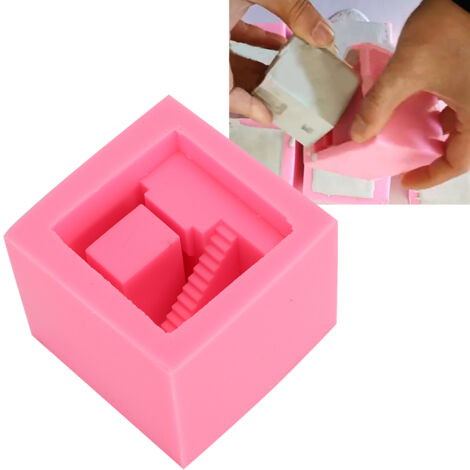 Moule à Savon en Silicone Maison - Kit DIY Création de Savons Architecturaux Décoratifs