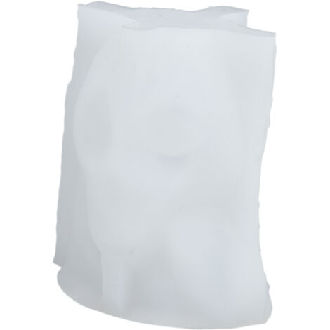 Moule à savon en silicone souple en forme de crâne 3D pour Halloween, Noël et décoration