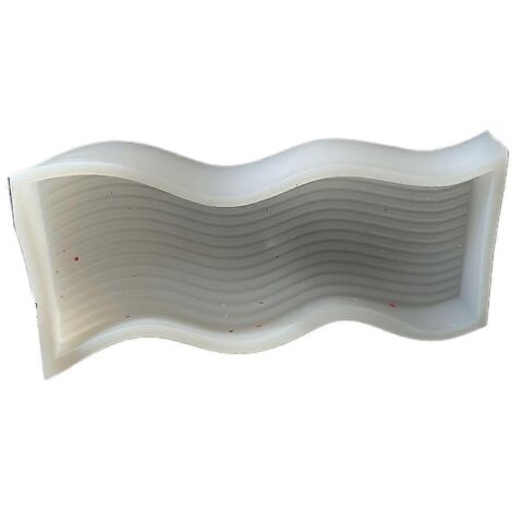 Moule à sous-verre en résine époxy effet vague cristalline, idéal pour le moulage de résine.