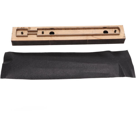 Moule de Découpe en Cuir C45B, Base en Bois, Dureté Élevée - Pour Artisanat du Cuir DIY et Travaux Manuels