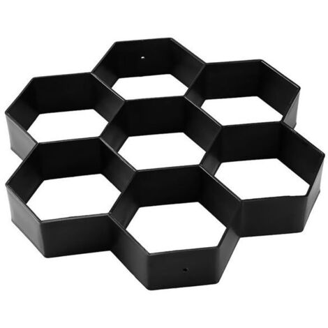 Moule de pavage hexagonal en plastique, adapté aux allées pavées en béton, moule réutilisable,DALLAGE
