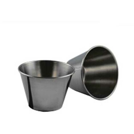 Moule en acier 18/10 pour puddings, lot de 4 Salvi