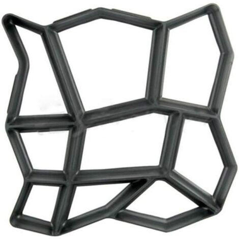 Moule en béton irrégulier Ulisem 43 x 43 cm pour la création d'allées, de trottoirs, d'allées, de jardins, de terrasses, de patios et de pierres Pathmate
