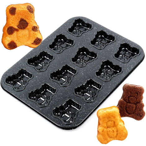 Moule en granit pour la cuisson des biscuits pour biscuits Teddy Bear
