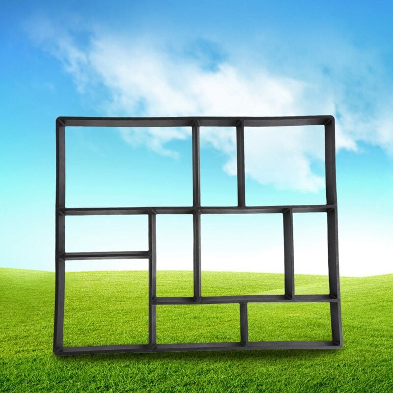 Moule en pierre pour chemin de jardin, moule de rue, moule de pavage, moule en pierre de jardin, bricolage, étape/carrelage de sol, 10 grilles,