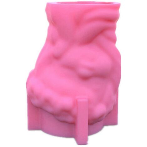Moule en résine époxy pour pot de fleurs, couronne, bougie, béton, plâtre, silicone