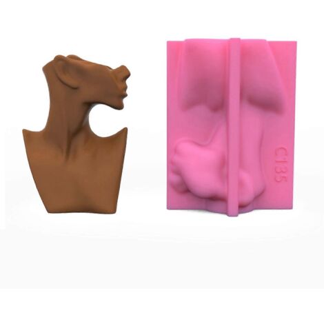 Moule en résine pour bougeoir, moule en silicone pour pot de fleurs en ciment et plâtre, moule pour chandelier