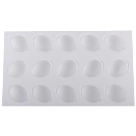 Moule en silicone 3D pour fruits, citrons et amandes, idéal pour la décoration de gâteaux, mousses, desserts et pâtisseries. À faire soi-même.