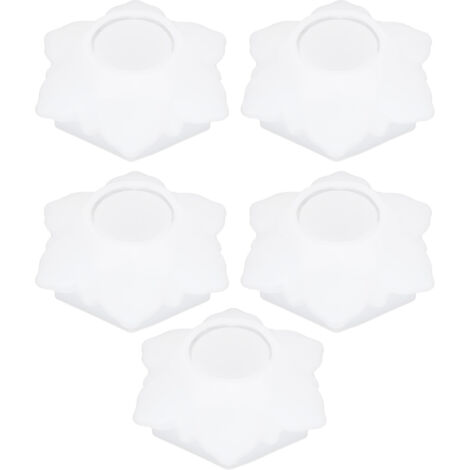 Moule en Silicone 5 Pièces pour Savon Artisanal en Forme de Fleur Tombante DIY