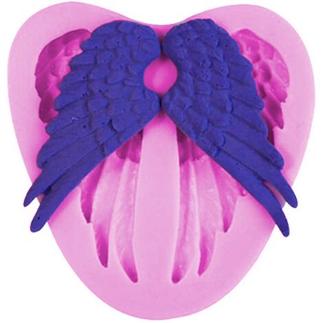 Moule En Silicone Ailes D'Ange Revêtement Antiadhésif Savon Fait Main Fournitures De Bricolage Pour Chocolat/Fondant/Glaçon Etc.